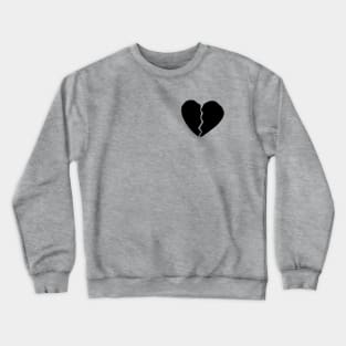 Black Heart Crewneck Sweatshirt